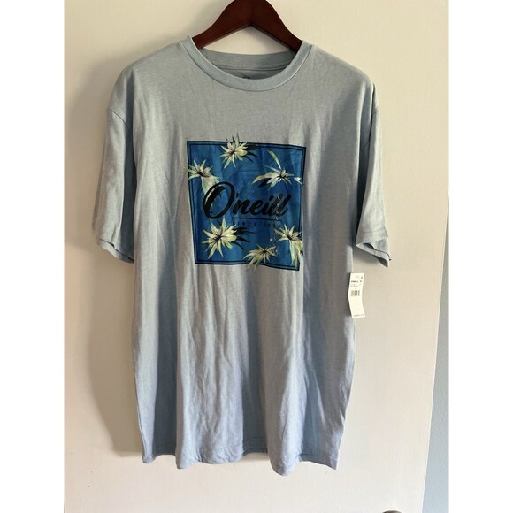 NWT O'Neill New Direction T-Shirt - Light Indigo Size Large - Picture 1 of 6